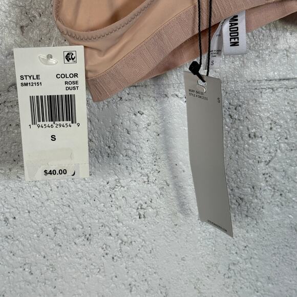 Steve Madden Women’s Triangle X-Back Lounge Bra bralette, rose dust small - Picture 5 of 7